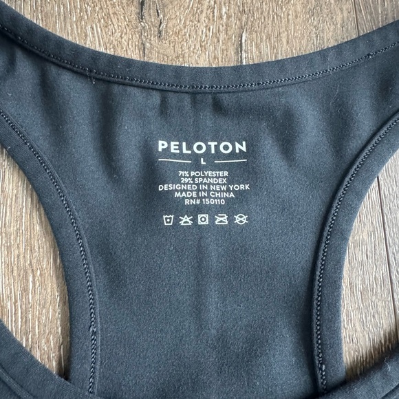 Peloton athletic tank top. Women’s size larges. Black. Excellent used condition! - Picture 2 of 5